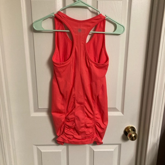 Athleta | Orange Racerback Top Small EUC - Picture 3 of 4